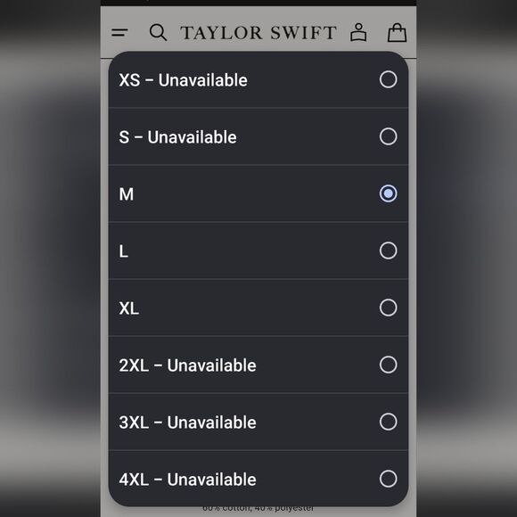 TAYLOR SWIFT Red Taylor's Version All Too Well zip polo sweatshirt sweater 2XL - Picture 13 of 13